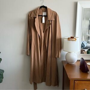MNG Taxi Camel Trench Coat | Size XL